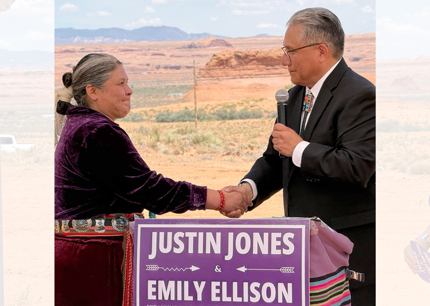 Jones names former rival Ellison to presidential ticket